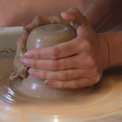 centering clay debra griffin pottery dag